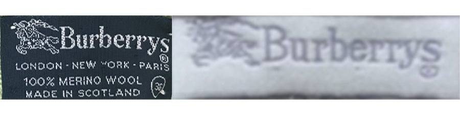 Etiquetas Burberry reales, Años 90