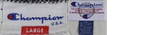 Etiquetas Champion reales, Años 90