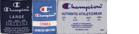 Etiquetas Champion reales, Años 2010