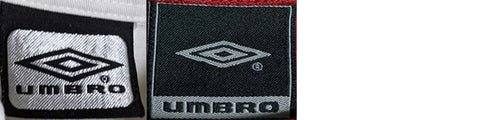 Etiquetas Umbro reales, Años 2000