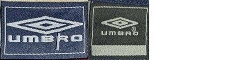 Etiquetas Umbro reales, Años 2000